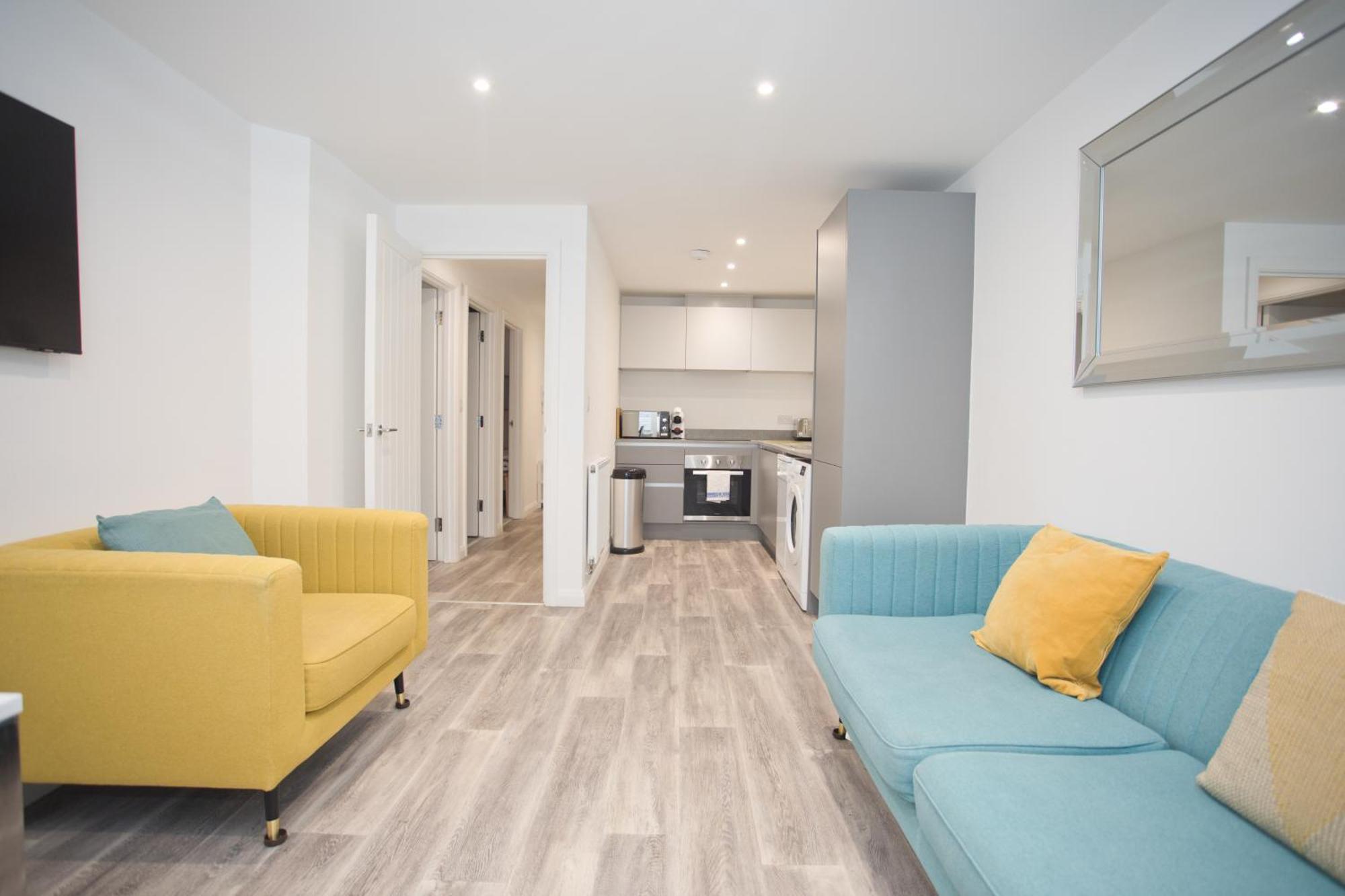 Sea Air - 2 Bedrooms - Parking - Mins To Beach Борнмът Екстериор снимка